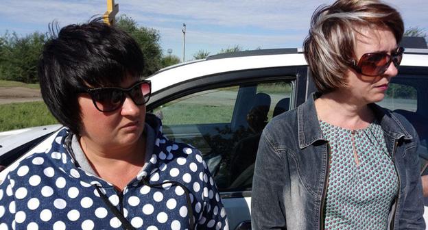 Участники пешего хода шахтеров к губернатору Ростовской области. 8 сентября 2017 г. Фото Вячеслава Прудникова для "Кавказского узла"
