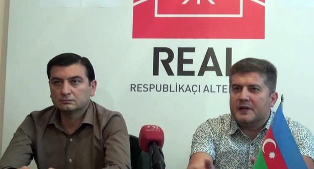 Пресс-конференция гражданского движения «Республиканская альтернатива»  Фото стоп-кадр видео https://www.youtube.com/watch?v=80iWZX4FUe0