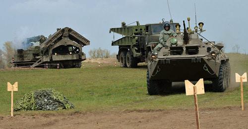 Военные учения Южного военного округа (ЮВО). Фото © Sputnik. Саид Царнаев
Военные учения Южного военного округа (ЮВО). Фото © Sputnik. Саид Царнаев