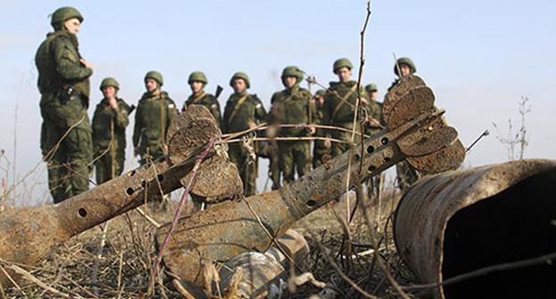 Взрывные устройства, обнаруженные при разминировании. Чечня. Фото http://www.grozny-inform.ru/news/society/86004/