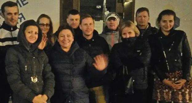 Дольщики ЖК "Территория счастья", Краснодар, 22 октября 2017 года. Фото: Светлана Кравченко для "Кавказского узла".
