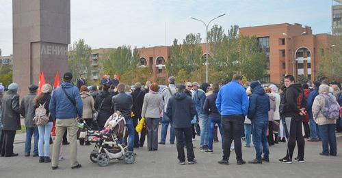 Митинг жителей Волжского против производства карбамата. 21 октября 2017 г. Фото http://volgasib.ru Митинг жителей Волжского против производства карбамата. 21 октября 2017 г. Фото http://volgasib.ru
