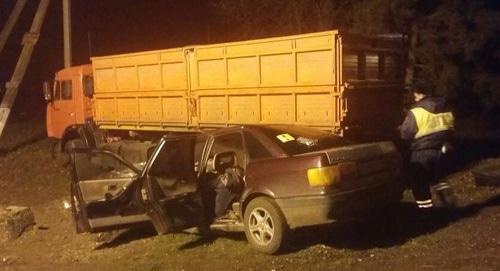 ДТП в Тихорецком районе. Фото предоставлено "Кавказскому узлу" пресс-службой ГУ МВД России по Краснодарскому краю
