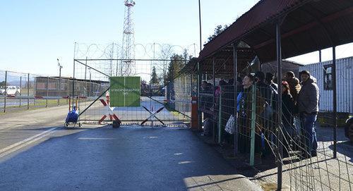 Пограничный пункт Ингур в Абхазии. Фото © Sputnik. Роберт Джопуа http://sputnik-abkhazia.ru/world/20160927/1019572021.html