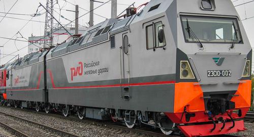 Электровоз постоянного тока 2ES10 «Гранит»/ Фото https://ru.wikipedia.org/wiki/Российские_железные_дороги#/media/File:2ES10-002.jpg Электровоз постоянного тока 2ES10 «Гранит»/ Фото https://ru.wikipedia.org/wiki/Российские_железные_дороги#/media/File:2ES10-002.jpg