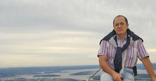 Оюб Титиев. Фото: Пресс-служба Правозащитного центра Мемориал https://memohrc.org/ru/news_old/zaderzhan-rukovoditel-groznenskogo-predstavitelstva-pravozashchitnogo-centra-memorial

