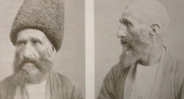Портреты азербайджанцев XIX века, иллюстрация из монографии "Азербайджанцы". Фото: Ирина Негина. 
