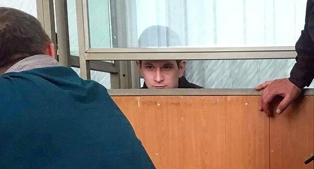 Ян Сидоров в суде. Фото Константина Волгина для "Кавказского узла". Ян Сидоров в суде. Фото Константина Волгина для "Кавказского узла".