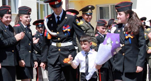 Выпускники военного лицея в Степанакерте. Фото Алвард Григорян для "Кавказского узла".
