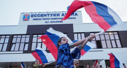 Открытие стадиона стадион Ессентуки-Арена. Фото http://www.minsport.ru/новости_/item/14486-stadion-essentuki-arena-torzhestvenno-otkryt-k-chm-2018.html Открытие стадиона стадион Ессентуки-Арена. Фото http://www.minsport.ru/новости_/item/14486-stadion-essentuki-arena-torzhestvenno-otkryt-k-chm-2018.html