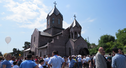 Церковь «Сурб Вардананк» в городе Чартар, фото Алвард Григорян для "Кавказского узла". Церковь «Сурб Вардананк» в городе Чартар, фото Алвард Григорян для "Кавказского узла".
