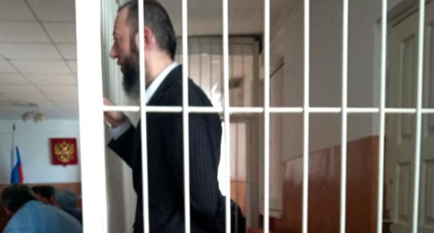 Магомед Хазбиев в зале суда. Фото: Исрапил Шовхалов  для "Кавка
зского узла"