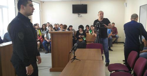 В зале Владикавказского гарнизонного военного суда. Владикавказ, 29 августа 2018 г. Фото Алана Цхурбаева для "Кавказского узла" В зале Владикавказского гарнизонного военного суда. Владикавказ, 29 августа 2018 г. Фото Алана Цхурбаева для "Кавказского узла"