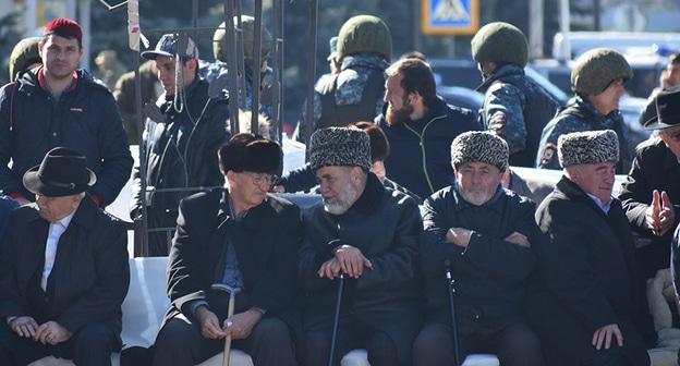 Митинг в Магасе. Октябрь 2018 года. Фото Якуба Гогиева для "Кавказского узла"