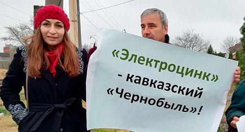 Участники пикета во Владикавказе. Фото Эммы Марзоевой для "Кавказского узла" Участники пикета во Владикавказе. Фото Эммы Марзоевой для "Кавказского узла"