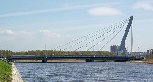 Мост Ахмата Кадырова. Фото: Birulik https://ru.wikipedia.org