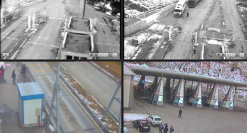 КПП "Верхний Ларс". Кадр видео https://vlars.ru/pages/3-we