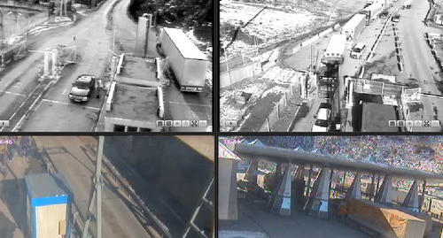 На КПП "Верхний Ларс". Скрин из видео https://vlars.ru/pages/3-we