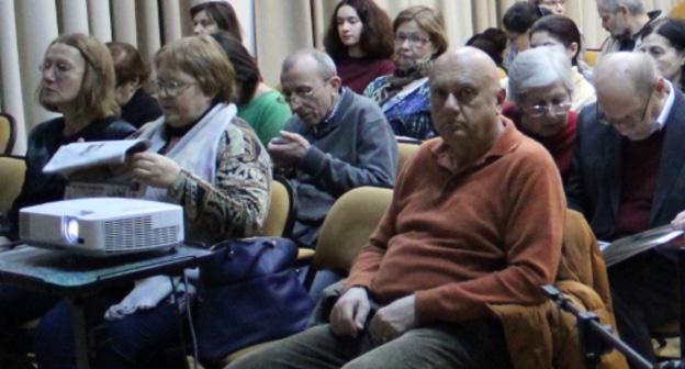 Слушатели лекции в Государственном музее Востока. Фото: Гор Алексанян для "Кавказского узла". 