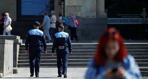 Сотрудники полиции. Ереван. Фото: REUTERS/David Mdzinarishvili