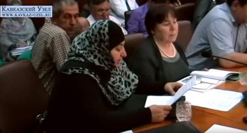 Гульнара Рустамова. Скриншот видео "Кавказского узла" https://www.youtube.com/watch?v=dtZNG3mqKqU