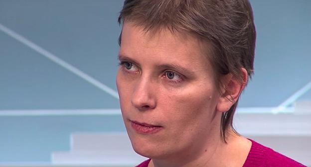 Марина Литвинович. Фото: кадр видео Телеканал A24 "Интервью с Мариной Литвинович / A24" https://www.youtube.com/watch?v=noPXKL8HKAo
 