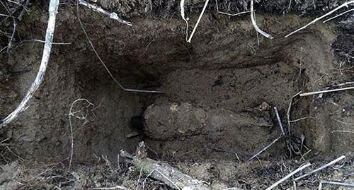 Минометная мина времен Великой Отечественной войны Фото: пресс-служба ЮВО
