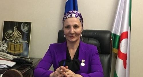 Марем Арапханова. Фото: пресс-службы министерства здравоохранения Ингушетии.https://minzdravri.ru