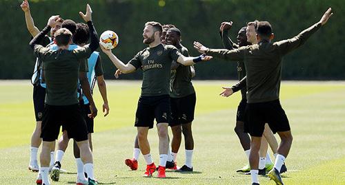 Футболисты клуба "Арсенал". Фото: Reuters/John Sibley