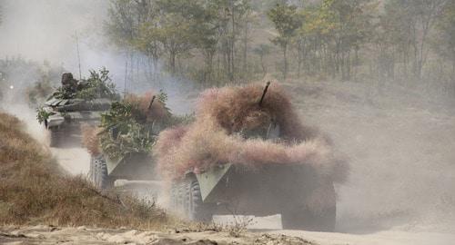 Учения мотострелков в Дагестане. Фото: Пресс-служба Южного Военного округа Учения мотострелков в Дагестане. Фото: Пресс-служба Южного Военного округа