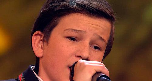 Юсуп Алиев на конкурсе "Ты супер!". Фото: кадр видео NTV  https://www.ntv.ru/video/1709234/