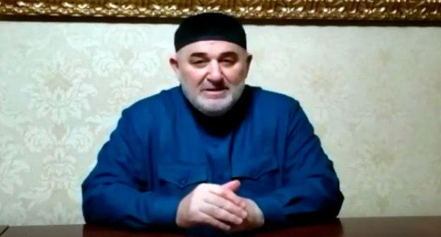 Муфтий Иса Хамхоев. Фото: кадр видео Духовного центра мусульман Ингушетии  https://vk.com/club86608608?w=wall-86608608_1364