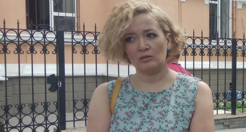 Анастасия Шевченко, 25 июня 2019 года. Фото Константина Волгина для "Кавказского узла". Анастасия Шевченко, 25 июня 2019 года. Фото Константина Волгина для "Кавказского узла".