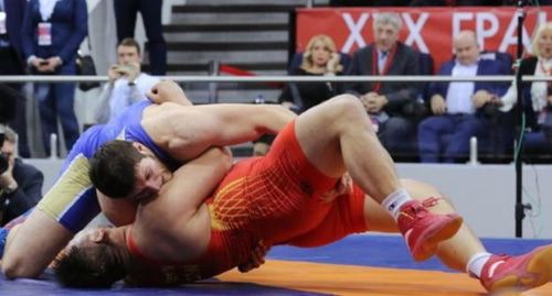 Борцы. Фото: пресс-служба Федерации спортивной борьбы России, http://www.wrestrus.ru/media/view_gallery/6291/