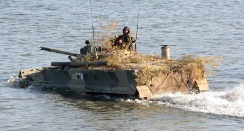 Учения с применением бронетехники в Волгоградской области. Фото: пресс-служба МО