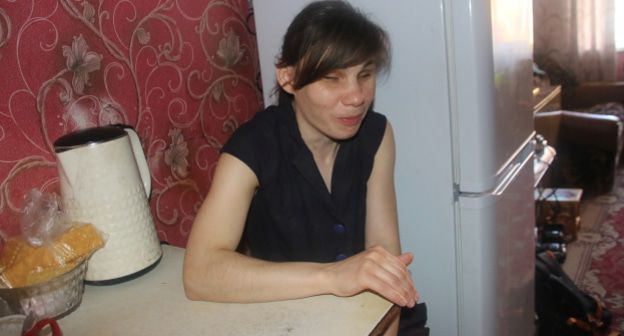 Жительница общежития для слепых в Красном Сулине. Фото Вячеслава Прудникова для "Кавказского узла".