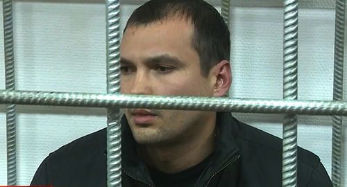 Антон Бутурлакин в зале суда. Фото: кадр видео ТВЦ Новости от 26.10.2019 12:32 https://www.tvc.ru/news
