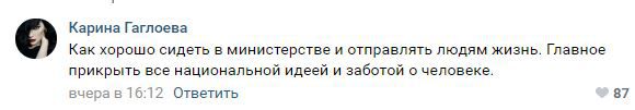 Скриншот комментария в группе «Ростов Главный — новости Ростова-на-Дону» в "ВКонтакте". https://vk.com/wall-59645313_23680