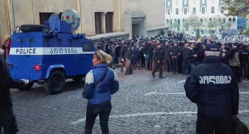 Акция протеста в Тбилиси. 14 ноября 2019 года. Фото Инны Кукуджановой для "Кавказского узла"