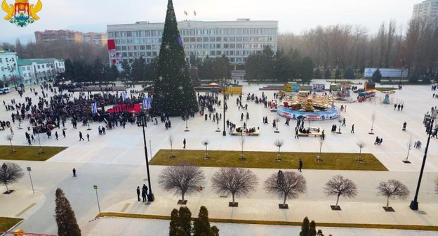 Центральная плоадь Махачкалы после реконструкции. Фото пресс-службы мэрии, https://www.mkala.ru