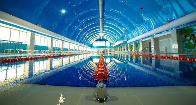Бассейн "Анжи Арены". Фото с сайта бассейна, https://anji-arena.ru/spa-tsentr-arena.html