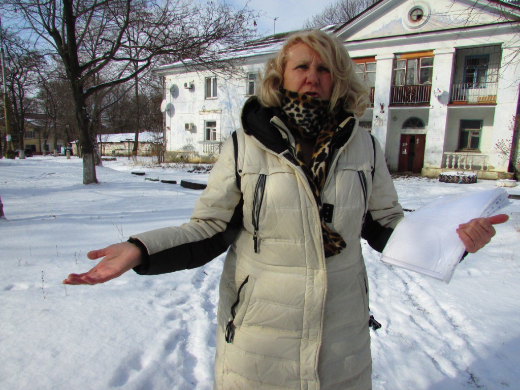 Жительница проблемного дома в Лермонтове Татьяна Садовская. Фото Вячеслава Ященко для "Кавказского узла"