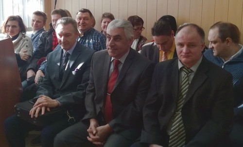 Подсудимые (на первых двух скамьях) и группа их поддержки в зале суда. Волгоград, 21 февраля 2020 года. Фото Татьяны Филимоновой для "Кавказского узла".