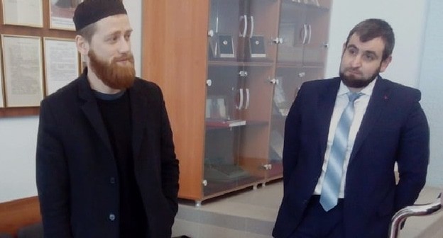 Абрагим Дугиев (слева) и Висит Цороев. Фото Вячеслава Ященко для "Кавказского узла"