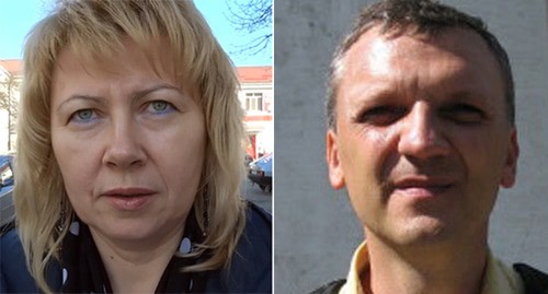 Вадим Карастелев (справа) и Марина Дубровина. Коллаж "Кавказского узла", Фото: НКПЧ, стоп-кадр из видео https://www.youtube.com/watch?time_continue=47&v=3AIL5pg1_hE&feature=emb_logo и https://www.youtube.com/watch?time_continue=37&v=hGC8NxXlk4A&feature=emb_logo