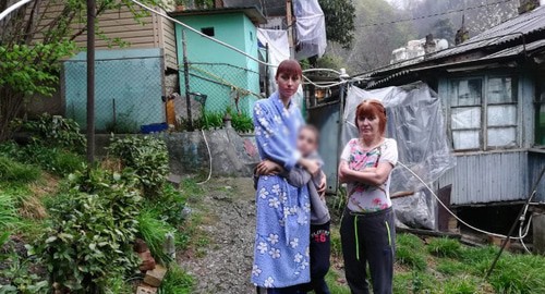 Жильцы барака. Фото Светланы Кравченко для "Кавказского узла"