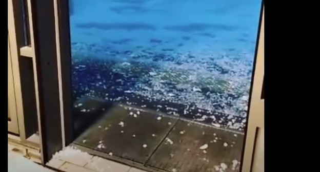 Град  в Адыгее 17.06.2020. Кадр видео: Погода от шефа https://www.youtube.com/watch?time_continue=27&v=yFWlL7J9tNI&feature=emb_logo
