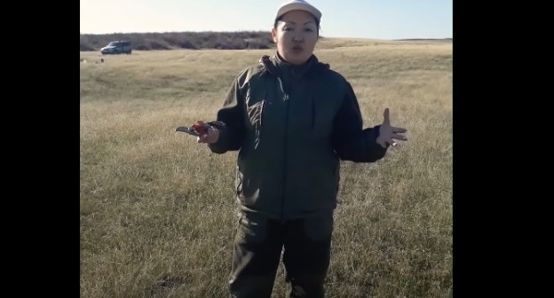 Баира Цыгаменко. Скриншот видео канала 
ZaaN Online, https://www.youtube.com/watch?time_continue=584&v=gAIl6g_ix5I&feature=emb_logo