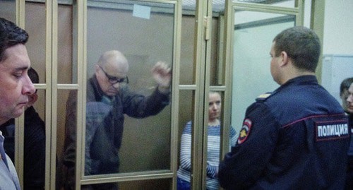 Олег Железнов на оглашении приговора. Фото Константина Волгина для "Кавказского узла"

