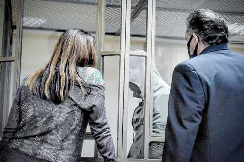 Давид Сарабашян с адвокатами на оглашении приговора, май 2020 года. Фото Константина Волгина для "Кавказского узла"